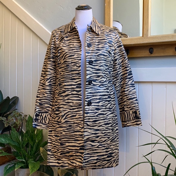 Macy’s I.N.C Safari Tiger Print Coat - Picture 4 of 16
